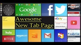 Awesome New Tab Page For Google Chrome [upl. by Lenno]