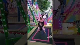 Mbak bermain trampolin di blitar park [upl. by Landes]