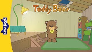 Teddy Bear  Nursery Rhymes  Action  Little Fox  Animated Songs for Kids [upl. by Reinertson776]