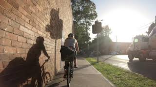 Cycling Commute from Arncliffe to Sydney CBD 4K TimeWarp [upl. by Englebert]