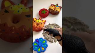 Kinetic Sand🤎🔎with my black mice 🐀totooo too totoooo🎷🎻🪇🎬 fidget memes satisfying foryou [upl. by Norra]