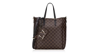 Louis Vuitton Damier Ebene Belmont MM Black [upl. by Aidnama]