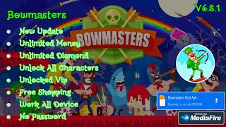 Bowmasters Mod Apk V681 Terbaru 2024  Unlimited Money amp Unlock All Characters [upl. by Yrad]