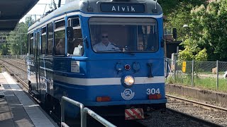 Ankommer Äppelviken med A30 304 [upl. by Viviyan]