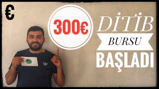 300€ BURS  DİTİB BURS BAŞVURUSU BAŞLADI KARŞILIKSIZ GERİ ÖDEMESİZ BURS AÇIKÖĞRETİM BURSU [upl. by Mumford994]