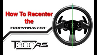 How to Recenter the Thrustmaster T300 Wheelbase [upl. by Aicilif]