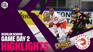 Highlights  Rouen Dragons vs Oceláři Třinec [upl. by Yboj]