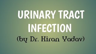 Microbiology lectures Urinary tract infection UTI [upl. by Proudfoot]