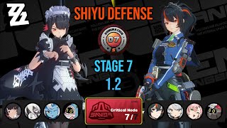 NEW Shiyu Defense Critical Node 7 v12 M0R0 Ellen amp M0R0 Zhu Yuan DPS  Zenless Zone Zero [upl. by Ahsirat]