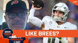 Bo Nix next Drew Brees Utah head coach Kyle Whittingham sees the similarities w Denver Broncos QB [upl. by Nonnahc]