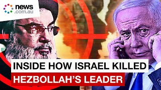 Israels yearslong operation to kill Hezbollah leader Hassan Nasrallah [upl. by Epuladaugairam]