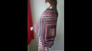 Haken  tutorial 81 granny vest [upl. by Eelyk816]