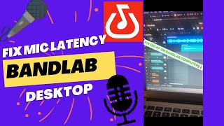 QUICKFIX MIC LATENCY ON BANDLAB DESKTOP music viral [upl. by Aisemaj]