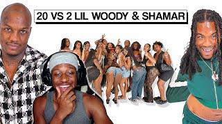 YSL WOODY amp SHAMAR Had The Funniest 2 Man In This 20 Vs 1 [upl. by Oberon635]