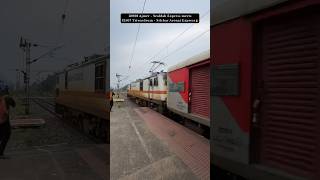 12988 Ajmer  Sealdah Express meets 12507 Trivendrum  Silchar Aronai Express 🔥 [upl. by Uriia]