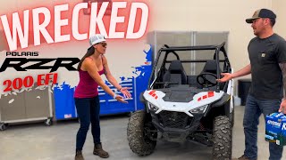 Polaris RZR 200 EFI Repairs Features and Test Drive [upl. by Orodisi]