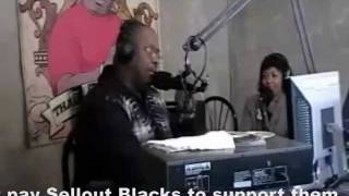 BLACK CONSERVATIVE GETS THROWN OUT OF STUDIO SELLOUT TO THE TEA PARTY [upl. by Enamrahs]