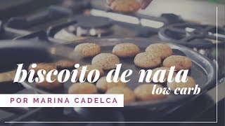 Biscoito de Nata Low Carb Fit  Receita Fitness [upl. by Gwenore]