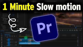 Slow Motion Magic A Minute Tutorial in Premiere Pro  how to adobe [upl. by Cod36]