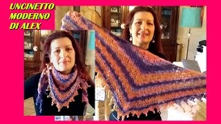 CROCHET BAKTUS SCARF EASY VIRUS tutorial [upl. by Melina466]