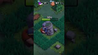 Got 100 gems after removing old barbarian statue🗿supercell clashofclans coc shorts vipervilleyt [upl. by Enegue]