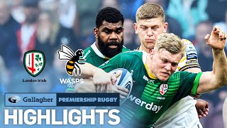 London Irish v Wasps  HIGHLIGHTS  Another UNBELIEVABLE Comeback  Gallagher Premiership 202122 [upl. by Braca]