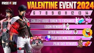 VALENTINE EVENT FREE FIRE 2024 ❤️  FREE FIRE VALENTINE EVENT  FREE FIRE NEW EVENT  FF NEW EVENT ✅ [upl. by Kally473]