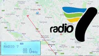 RADIO7  880 Żuromin tropo FM DX [upl. by Rosamond]