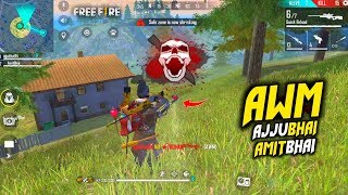 2 AWM Unbeatable best duo Ajjubhai94 amp Amitbhai  Garena Free Fire [upl. by Davita]