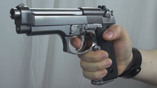 Airsoft WE Beretta 92FS Inox version [upl. by Oni633]