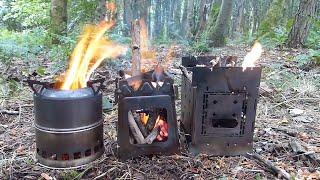 Firebox Folding StoveLixada Woodgas StoveLixada Folding Stove Bushcraft Wood Stoves For Cooking [upl. by Daitzman552]