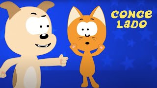 CONGELADO 🐶🐱🐷 El gatito Koté 😺 Canciones infantiles [upl. by Arika]