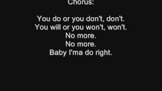 3lw  No more  baby ima do right   Lyrics [upl. by Bunni87]