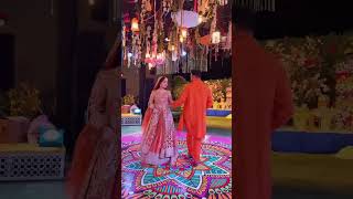 Arisha Razi mehndi Dance With Husband🥰🥰arisharazi mehndi2024subscribetrendingshorts [upl. by Etnovaj]