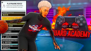 NBA 2K22 GUARD ACADEMY BEST HANDCAM ADVANCE DRIBBLE TUTORIAL  FASTEST DRIBBLE MOVES in 2K22 [upl. by Enrika]