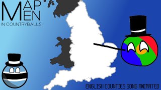 English counties song ANIMATED [upl. by Petit]