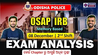 OSAP IRB Exam analysis 08 December  Odisha Police  OSAP IRB Answer Key  Pyramid Classes IRB osap [upl. by Jeramie577]