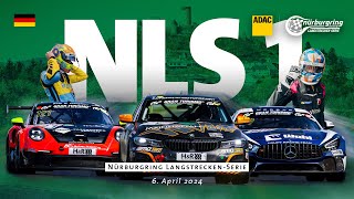 Saison 2024 Rennen 1 der ADAC Nürburgring LangstreckenSerie NLS [upl. by Inahpets]