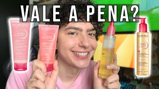 RESENHA BIODERMA SENSIBIO MICELLAR CLEANSING OIL E SENSIBIO GEL MOUSSANT DE LIMPEZA [upl. by Sparke]