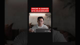 Iphone 16 Ban Kenapa Apple Ogah Invest Gede raymondchin apple investasi invest [upl. by Adnarym991]