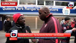 Arsenal 1 v QPR 0  we were comfortable  ArsenalFanTVcom [upl. by Saimerej]