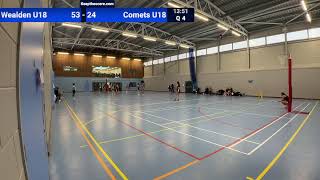 Wealden U18 v Comets U18 [upl. by Maurizia]