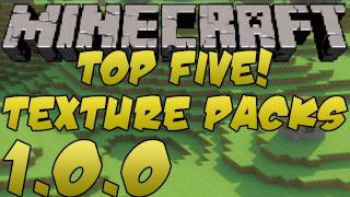 Top 5 Texture Packs for Minecraft 100 NEW [upl. by Nodnek]