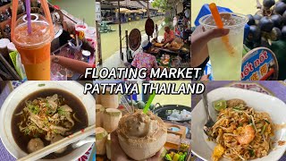 FLOATING MARKET PATTAYA THAILAND HOLIDAY [upl. by Giliana303]