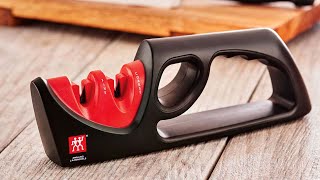 Zwilling Henckels 4Stage Manual Knife Sharpener Review Is It Any Good [upl. by Avlasor]