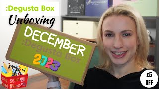 Degustabox UK December 2023 Unboxing [upl. by Noswal392]