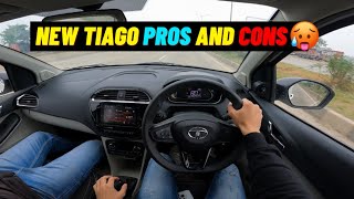 New Tiago Phase 2 Pros and Cons 🥵 Tata Tiago Drive 2024 [upl. by Anitroc]