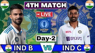 India B vs India C Live IND B vs IND C 3rd Match  Duleep Trophy 2024  DAY 2 [upl. by Ketty]