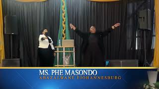 Phe Masondo  Mkhulu Ongakithi  GP Region Womens Service [upl. by Jeri]