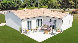 Maison contemporaine en L de 100m² [upl. by Aniz]